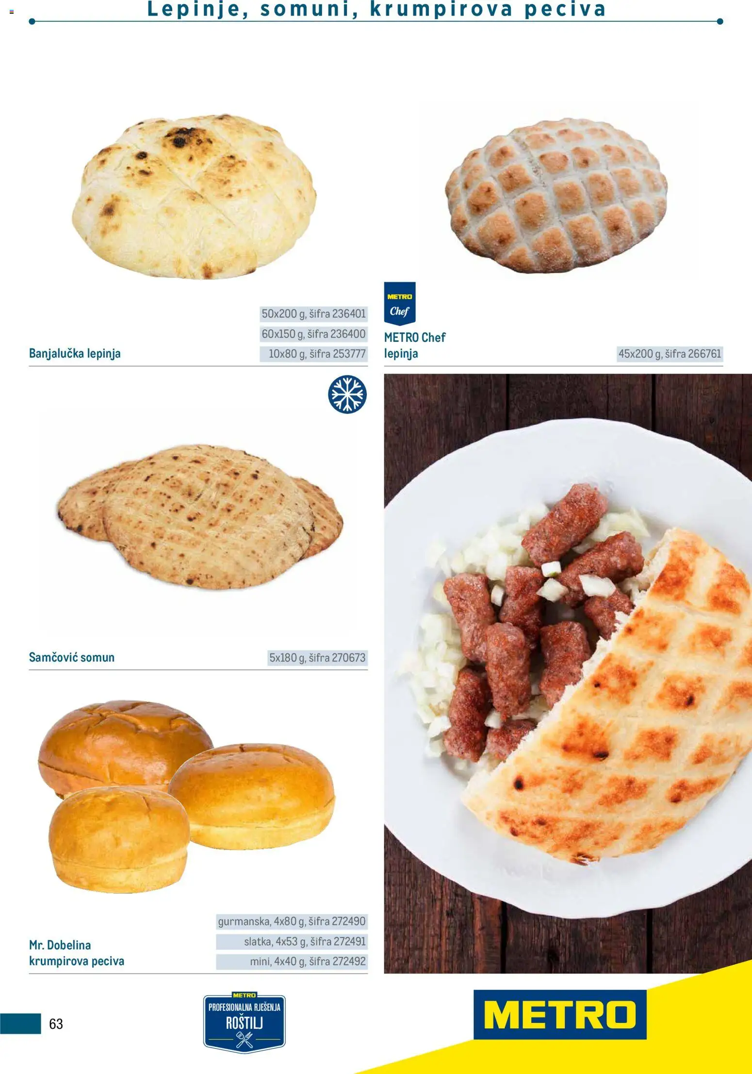 Metro katalog | vrijedi od 05.03.2026 | Stranica: 63 | Proizvodi: Roštilj, Somun