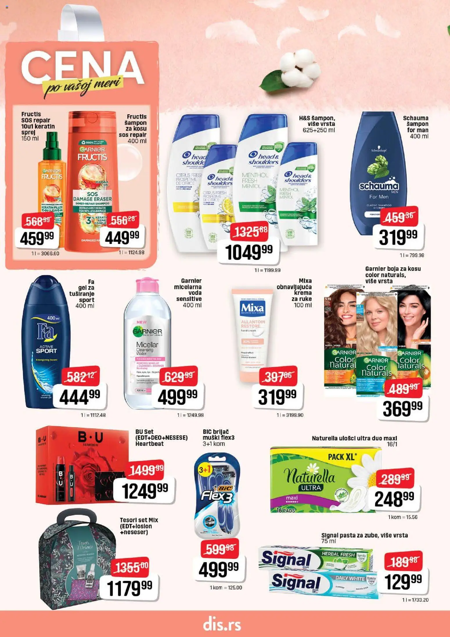 DIS katalog - važi od 23.10.2025 | Strana: 12 | Proizvode: Brijač, Garnier, Mixa, Krema