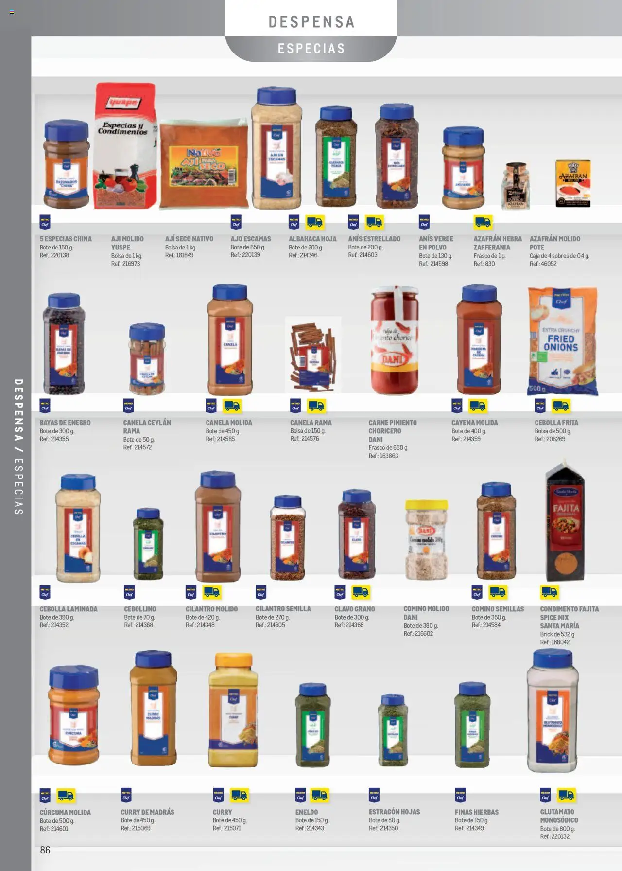Makro - Especia Carta │ válido desde el 08.04.2025 | Página: 86 | Productos: Polvo, Παγωμένο τσάι, Bolsa, Caja
