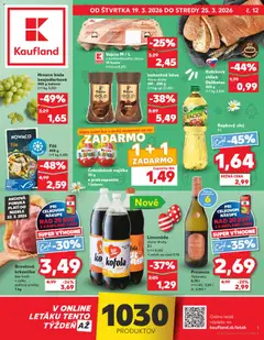 Kaufland SK akciós újság - amely érvényes a következő dátumtól: 19.03.2026