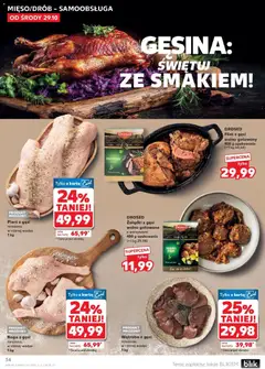 Pogląd oferty "Kaufland gazetka" - ważna od 29.10.2025 | Strona: 34 | Produkty: Karta, Pierś z gęsi, Wolno gotowane