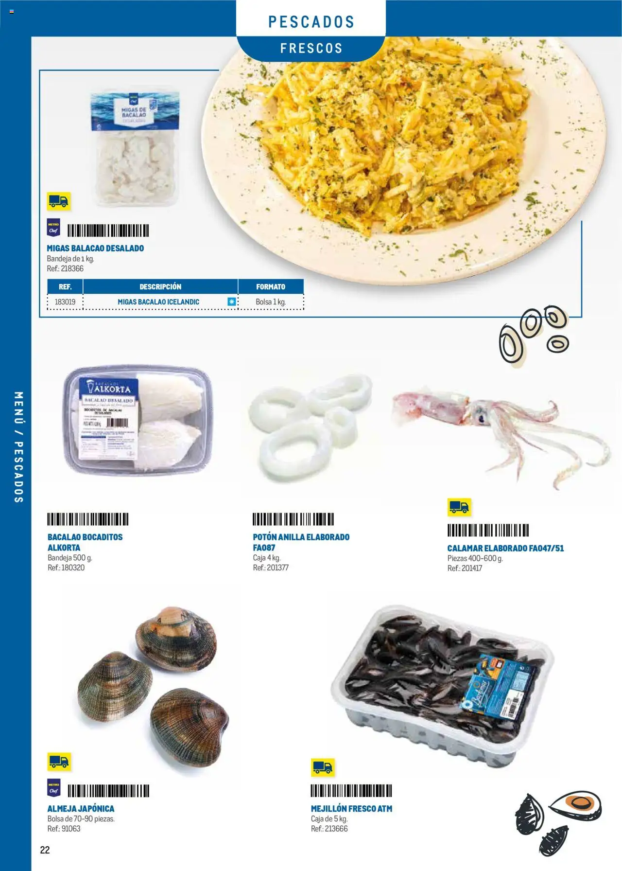 Makro -  Menú y Barra Canarias │ válido desde el 08.09.2025 | Página: 22 | Productos: Bolsa, Bandeja, Caja
