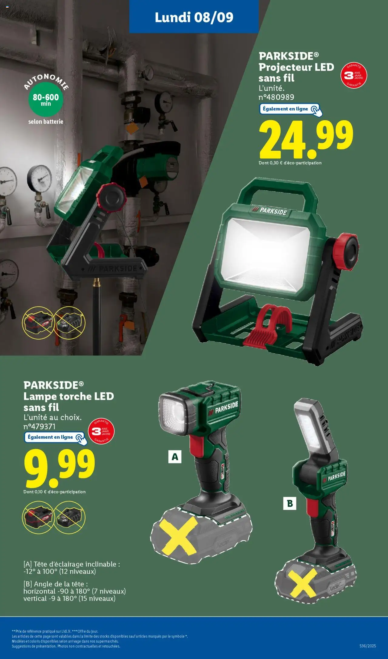  | Page: 17 | Produits: Batterie, Lampe, Lampe torche led, Projecteur