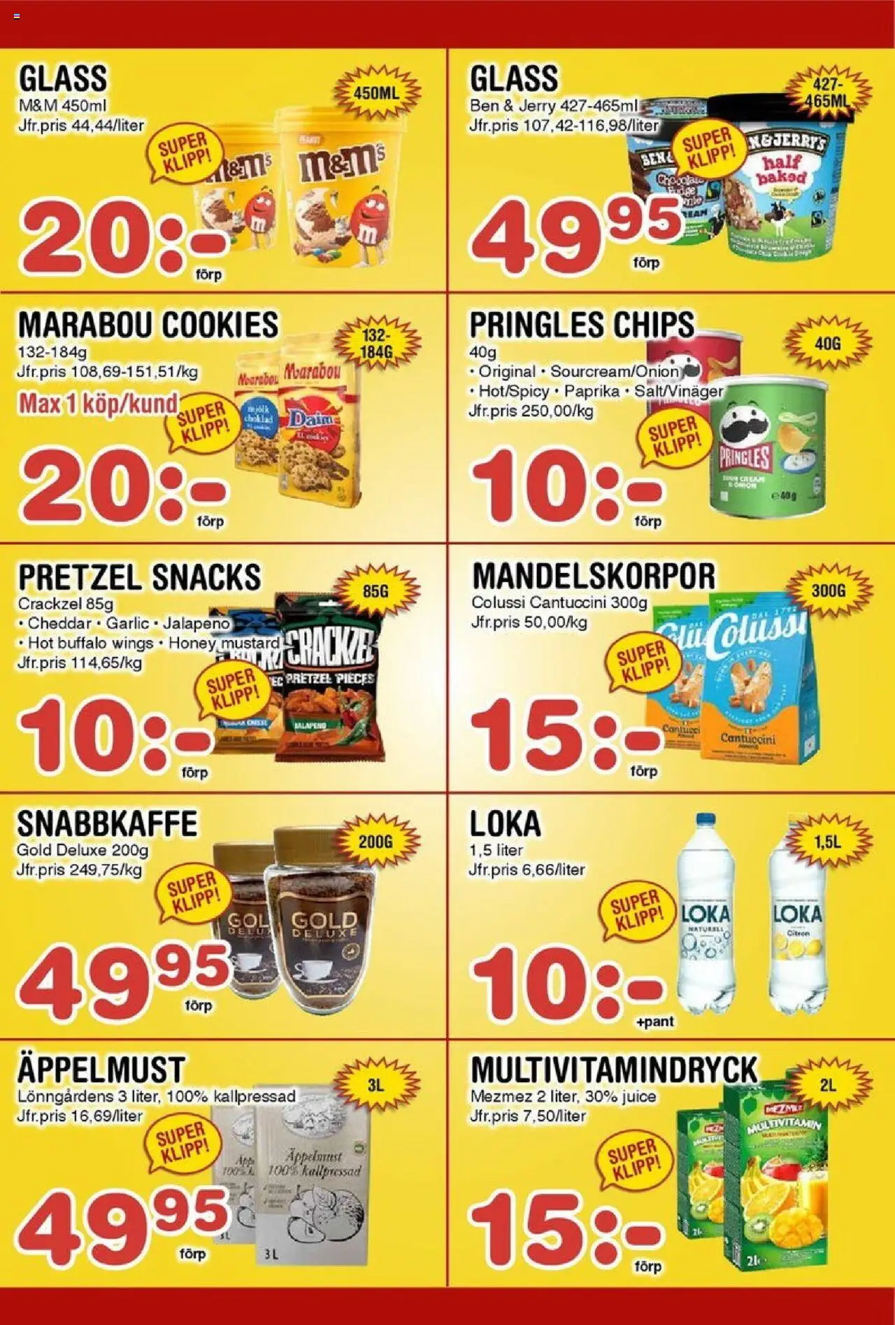 Nya Pulsen reklamblad aktuell från 13.10.2025 | Sida: 12 | Produkter: Loka, Choklad, Juice, Citron