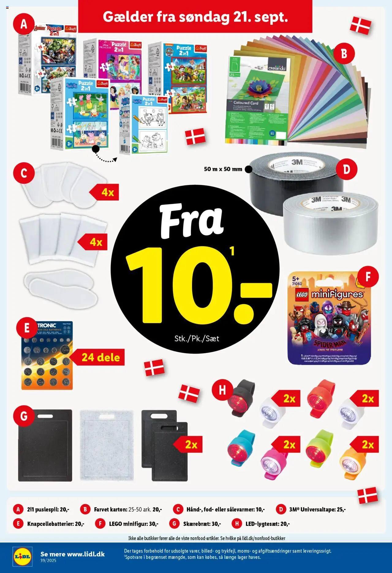 Lidl tilbudsavis – gyldig fra 21.09.2025 | Side: 17 | Produkter: Skærebræt, Søm