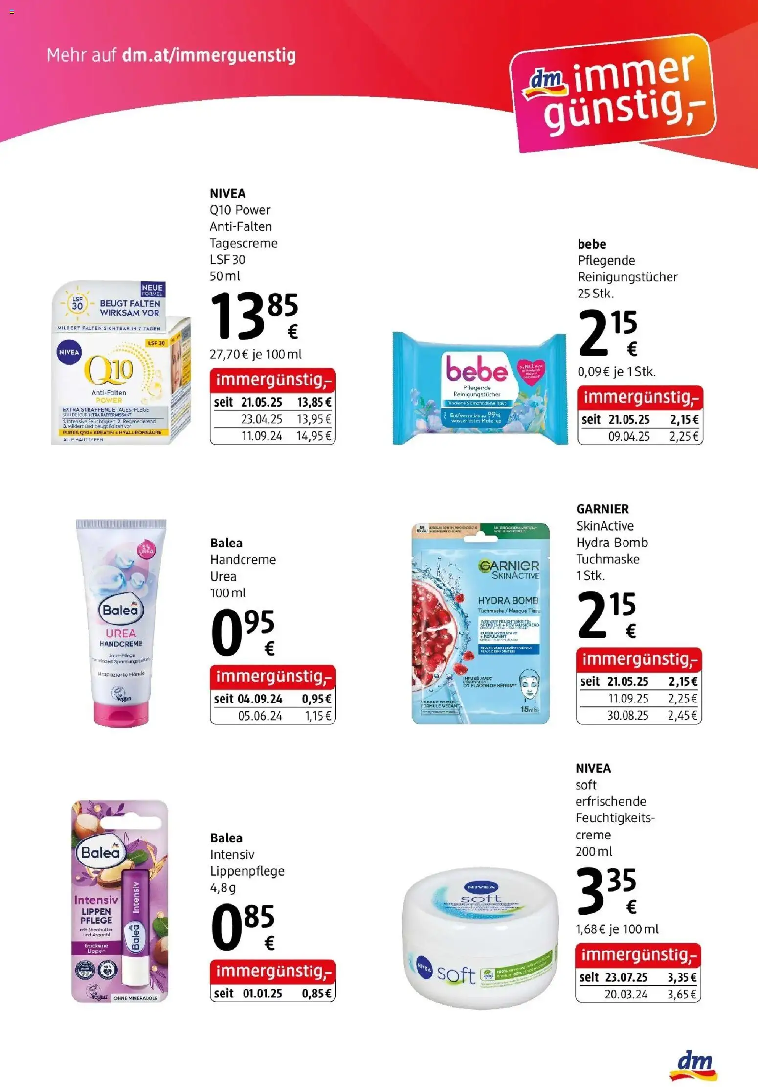 dm drogerie markt Flugblatt Jänner 2026 gültig ab 29.12.2025 | Seite: 2 | Produkte: Creme, Handcreme, Reinigungstücher
