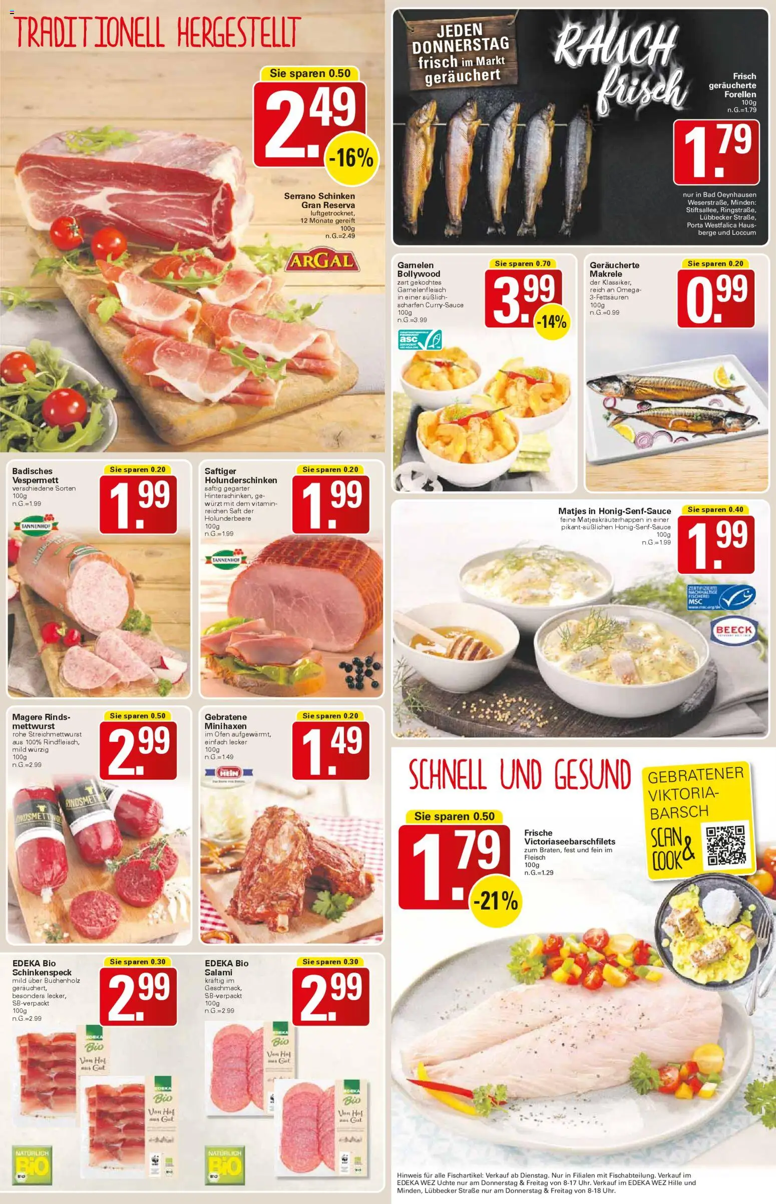 WEZ Prospekt – gültig ab 03.11.2025 | Seite: 7 | Produkte: Bad, Garnelen, Salami, Saft