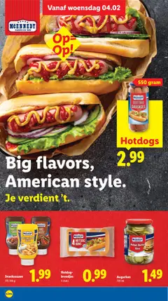 Hotdog-broodjes, Hotdog-broodjes 4 stuks - Voorbeeld van een folder van Lidl, geldig van 02.02.2026 | Pagina: 19