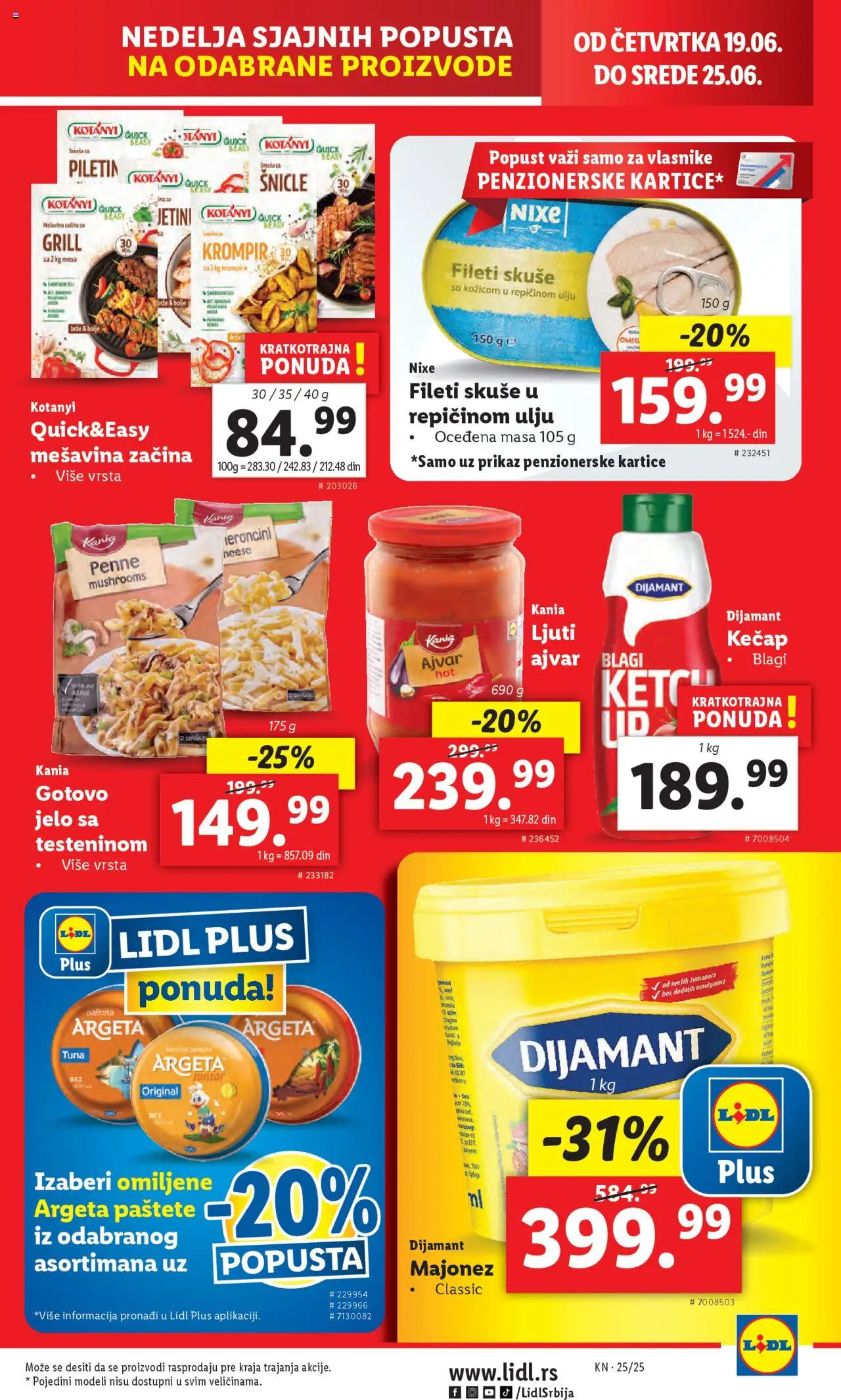 Lidl katalog - važi od 19.06.2025 | Strana: 23 | Proizvode: Majonez, Ajvar, Krompir, Wc