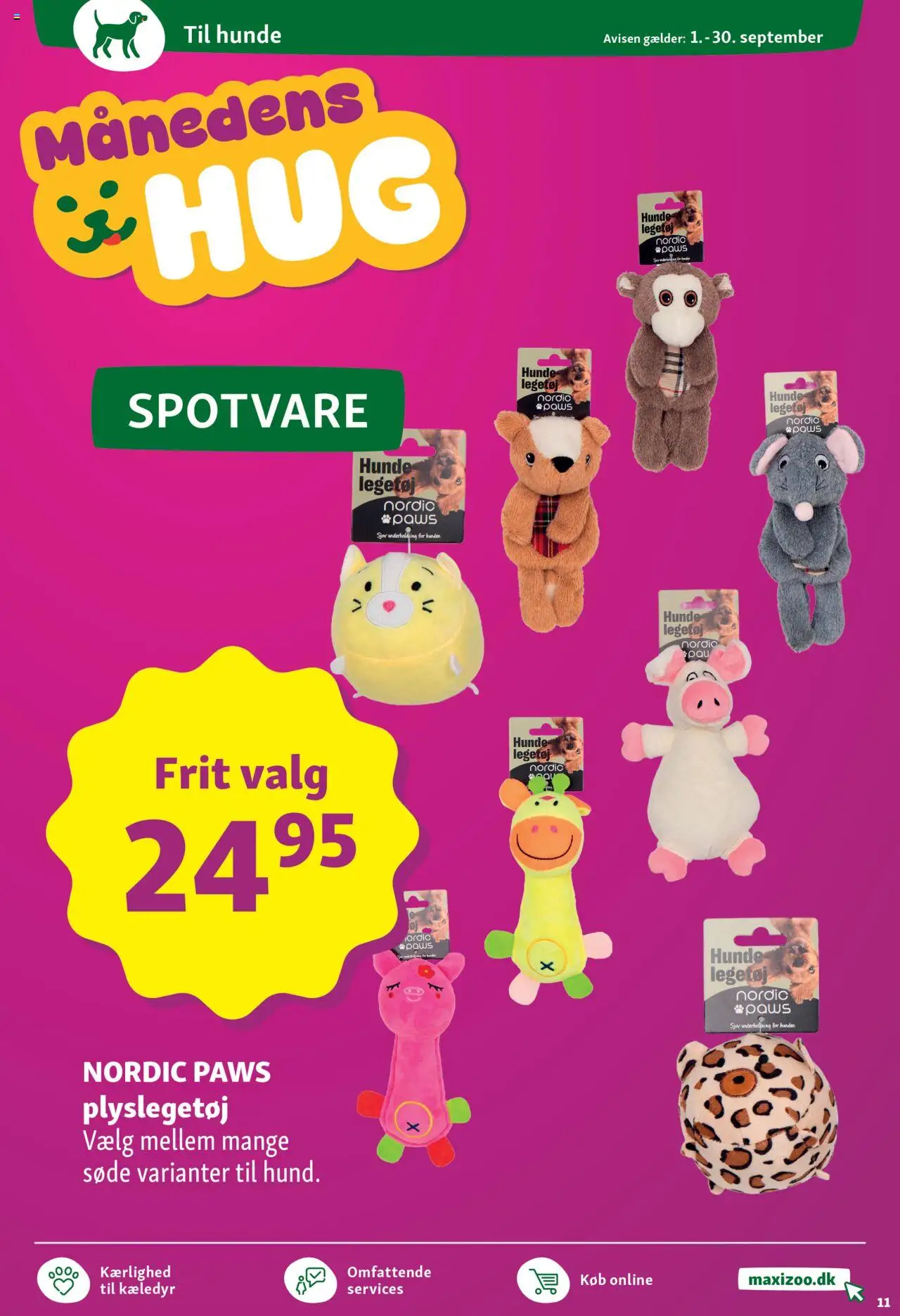 Maxi Zoo Tilbudsavis gyldig fra 01.09.2025 | Side: 11