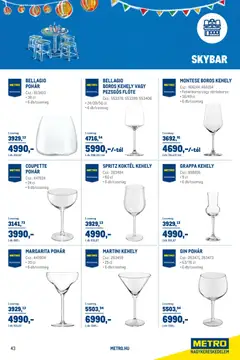 Metro - Sirha magazin 2026/02 - amely érvényes a következő dátumtól: 01.02.2026 | Oldal: 43 | Termékek: Grappa, Gin, Pohár
