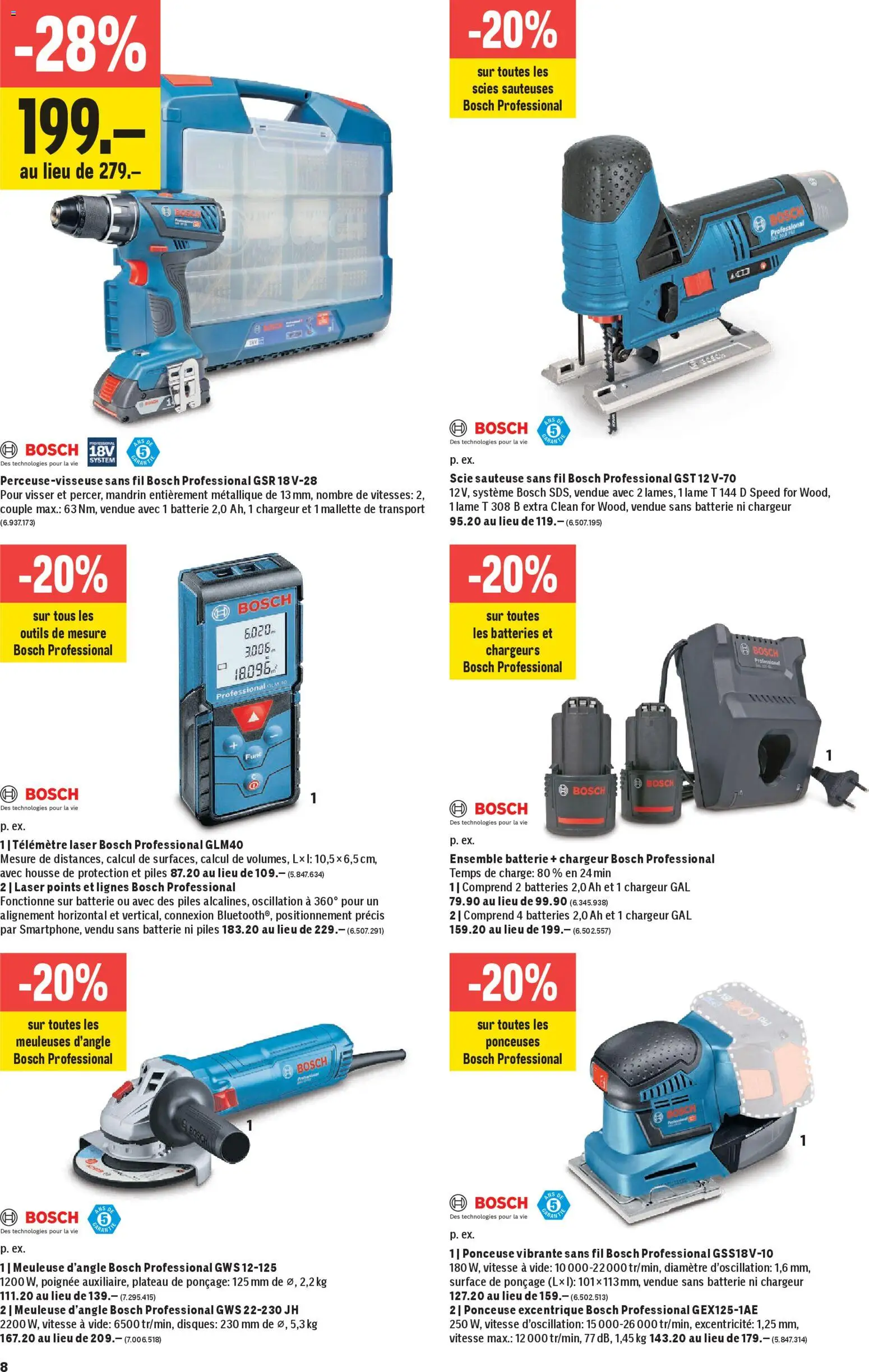 Jumbo Aktionen FR – gültig ab 23.10.2025 | Seite: 8 | Produkte: Batterie, Bosch