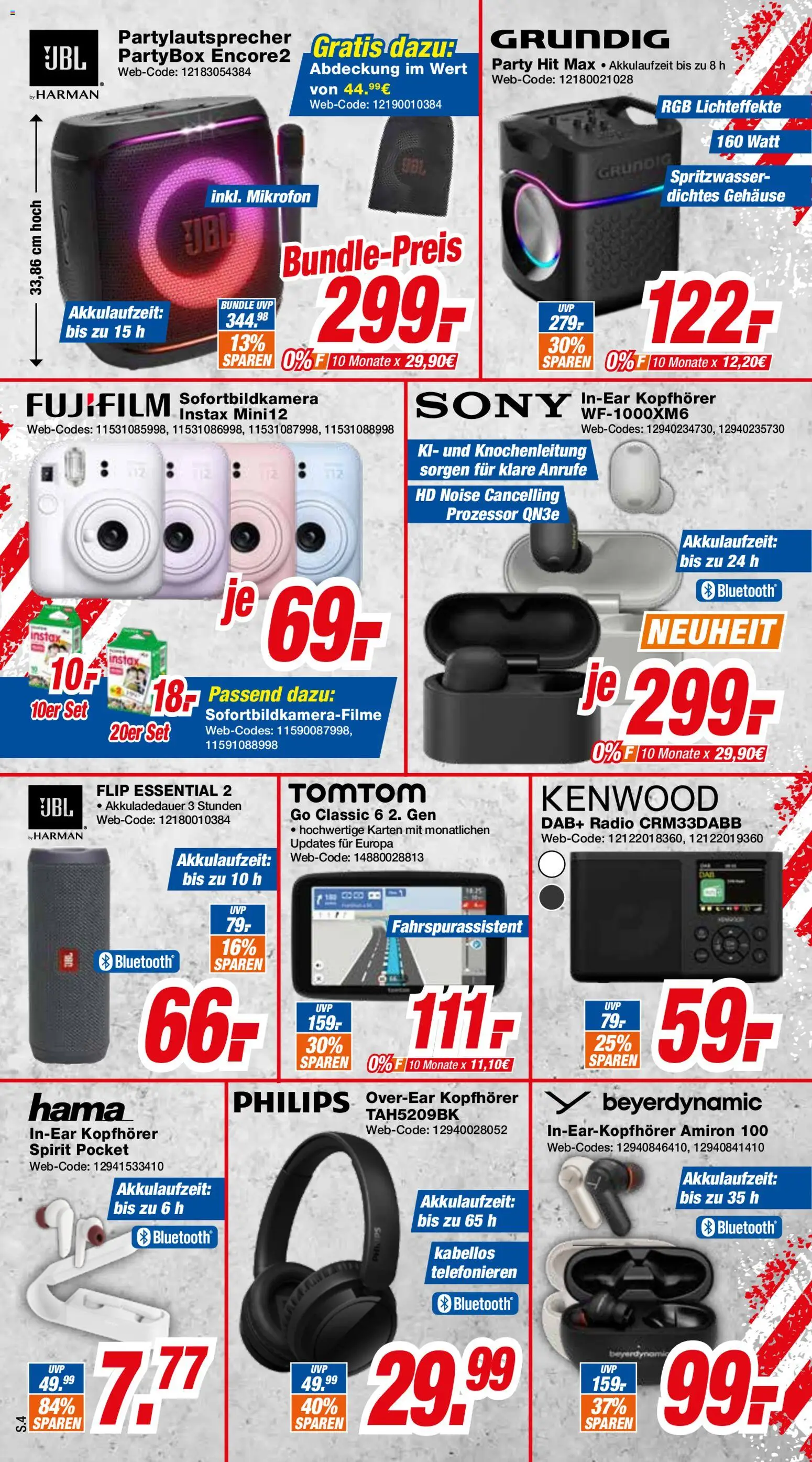 Expert Aktuelle Angebote – gültig ab 07.03.2026 | Seite: 4 | Produkte: Mikrofon, Sony, Radio, Kopfhörer