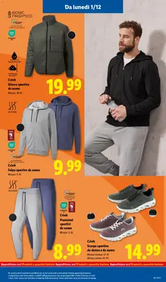 Anteprima del volantino Crivit Giacca sportiva da uomo, Giacca sportiva da uomo, Misure: M-XL valido a partire dal 01.12.2025 | Pagina: 39 | Prodotti: Felpa, Pantaloni, Scarpe, Scarpe sportive