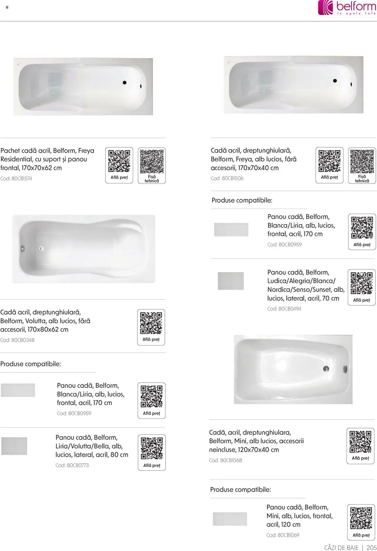 Catalog Romstal – valabil de la 25.11.2024 | Pagină: 205 | Produse: Cadă