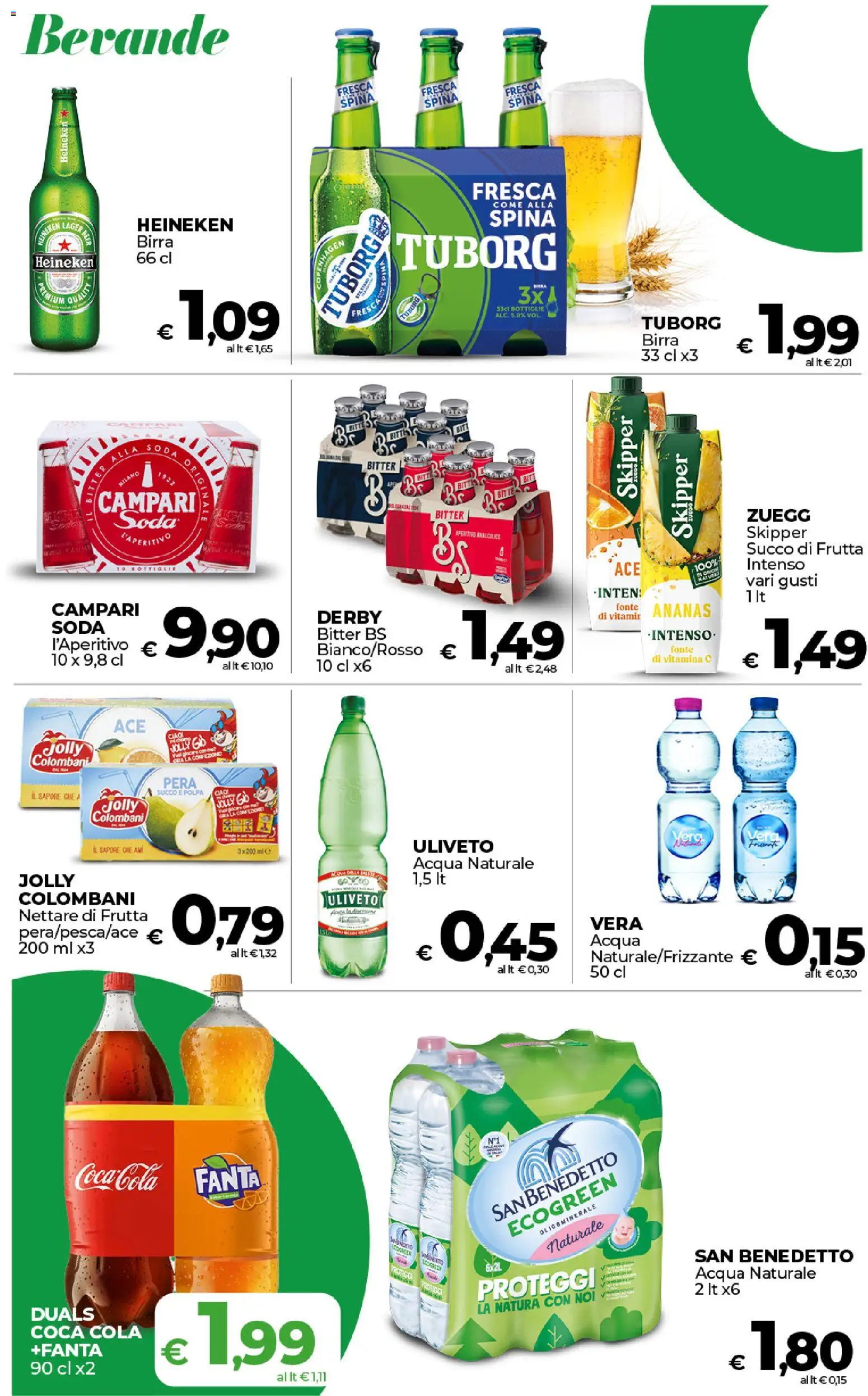 Volantino COOP del 17.01.2026 | Pagina: 19 | Prodotti: Frutta, Pera, Acqua naturale, Heineken