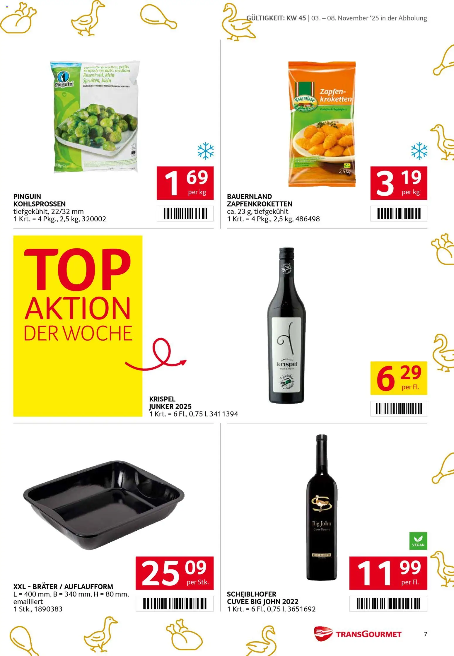 Transgourmet Flugblatt gültig ab 03.11.2025 | Seite: 7
