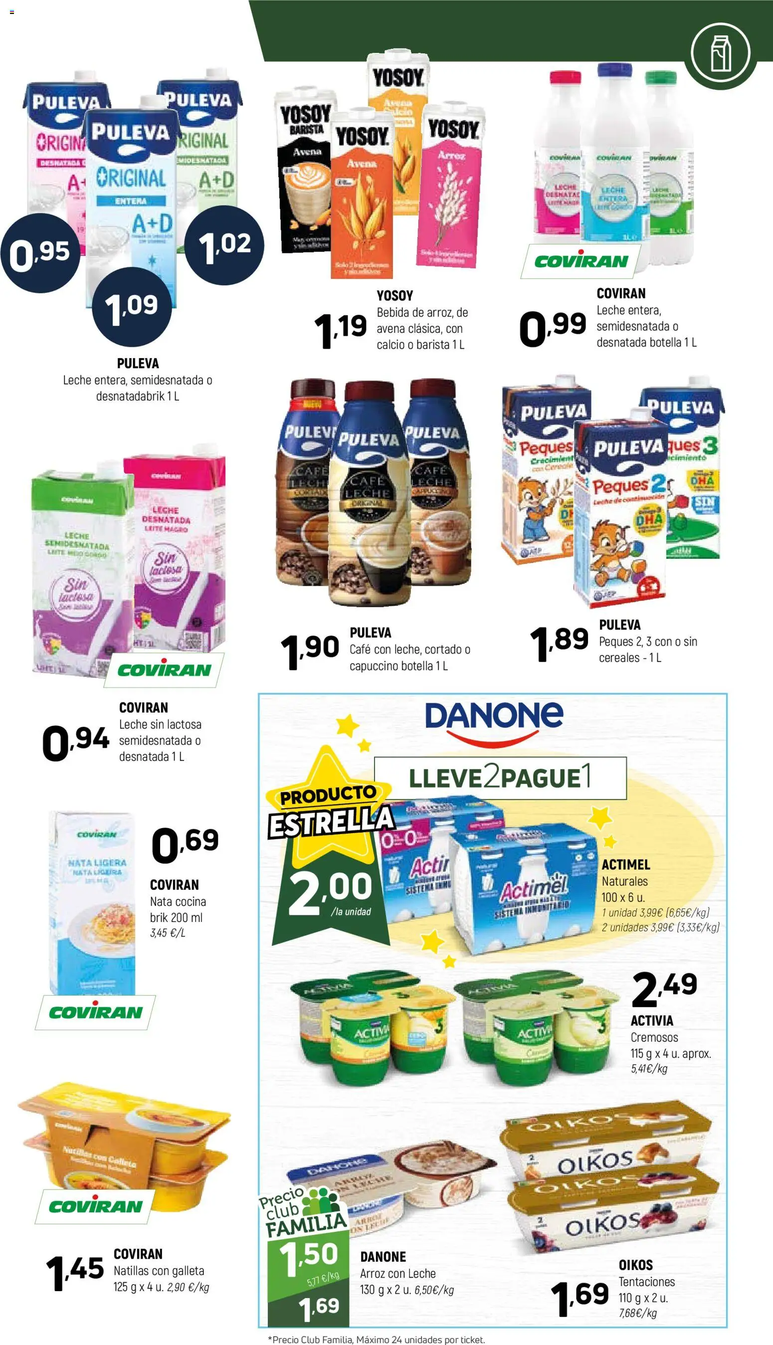 Coviran - Badajoz │ válido desde el 02.12.2025 | Página: 7 | Productos: Leche sin lactosa, Leche, Café, Cocina