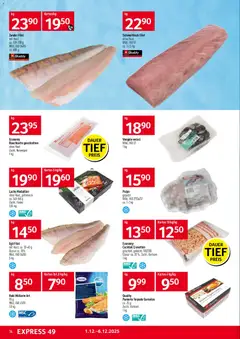 Prodega Aktionen ab 01.12.2025 gültig | Seite: 14 | Produkte: Garnelen, Lachs