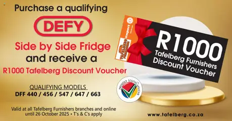 Tafelberg Furnishers specials catalogue – valid from 14.10.2025