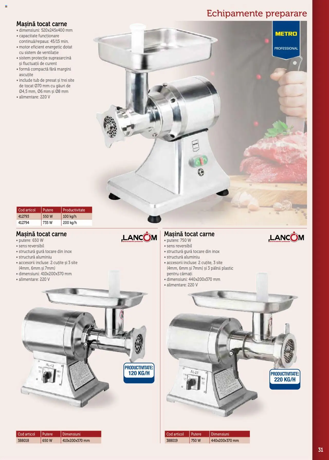 Noul catalog Metro – valabil de la 17.09.2025 | Pagină: 31 | Produse: Cârnați