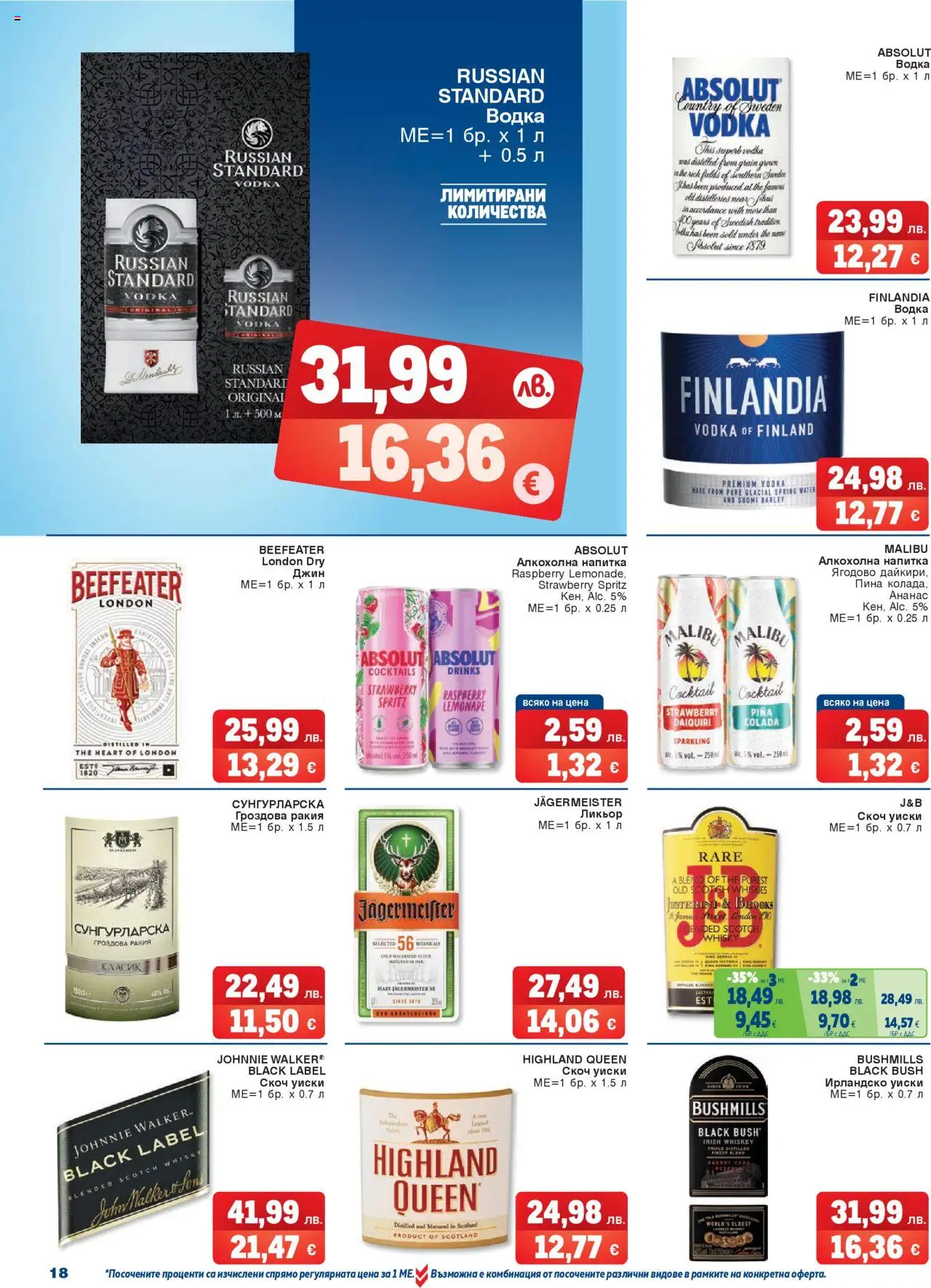  | Страница: 18 | Продукти: Водка, Гроздова ракия, Напитка, Ракия