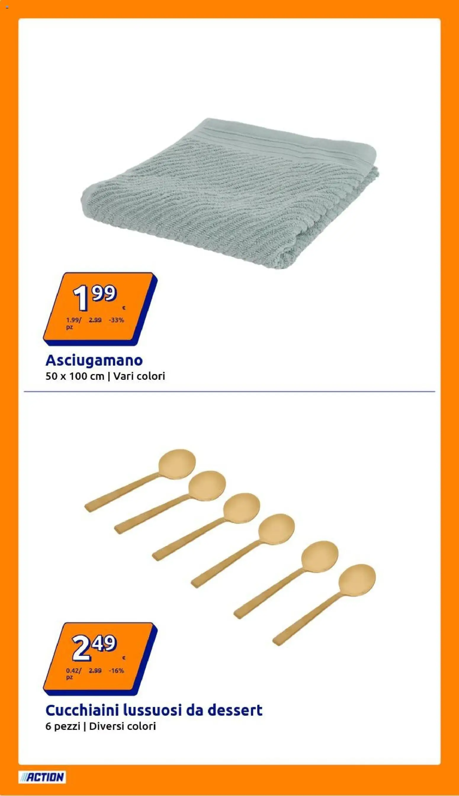 Volantino Action del 10.12.2025 | Pagina: 28 | Prodotti: Asciugamano