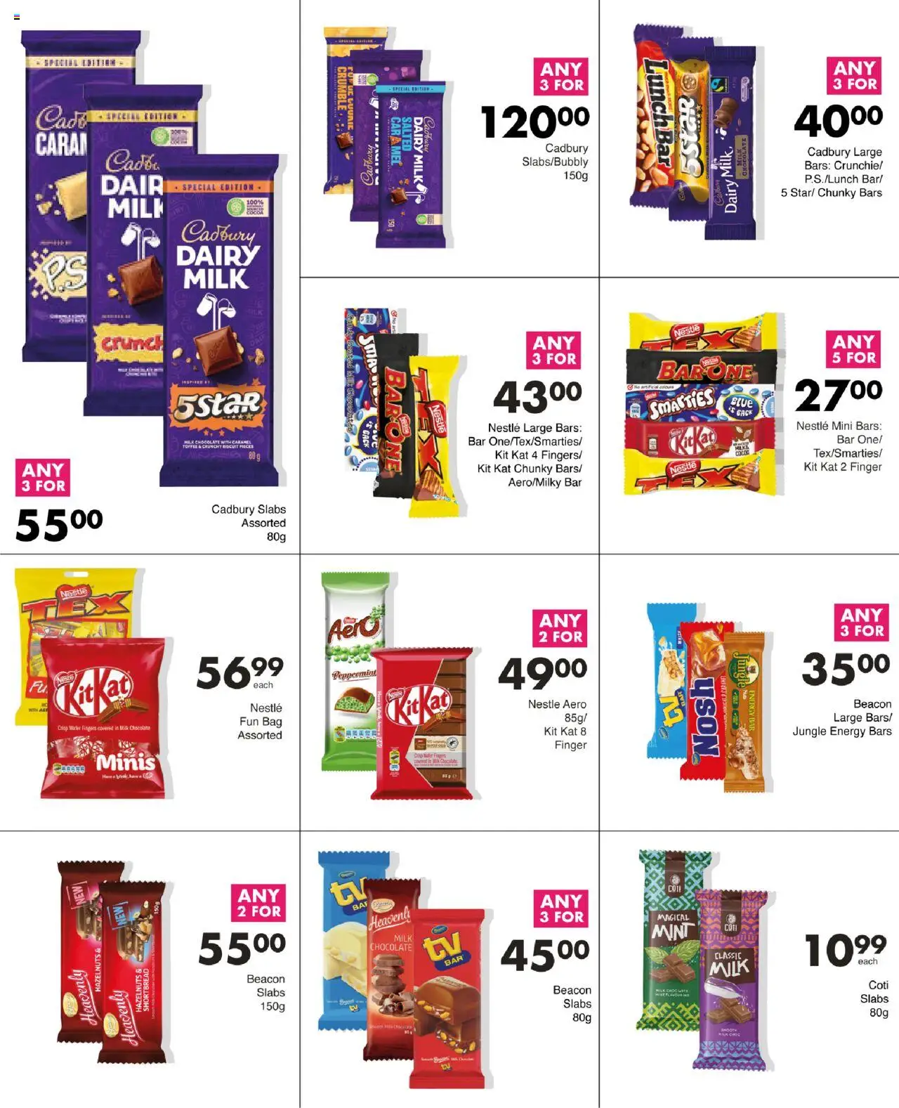 New Save catalogue – valid from 11.09.2025 | Page: 41 | Products: Bag, Milk, Chocolate, Caramel