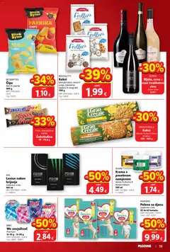 Katalog Plodine - Pregled kataloga iz trgovine Plodine, vrijedi od 18.03.2026 | Stranica: 19 | Proizvodi: Pelene, Keksi, Vino, Pampers