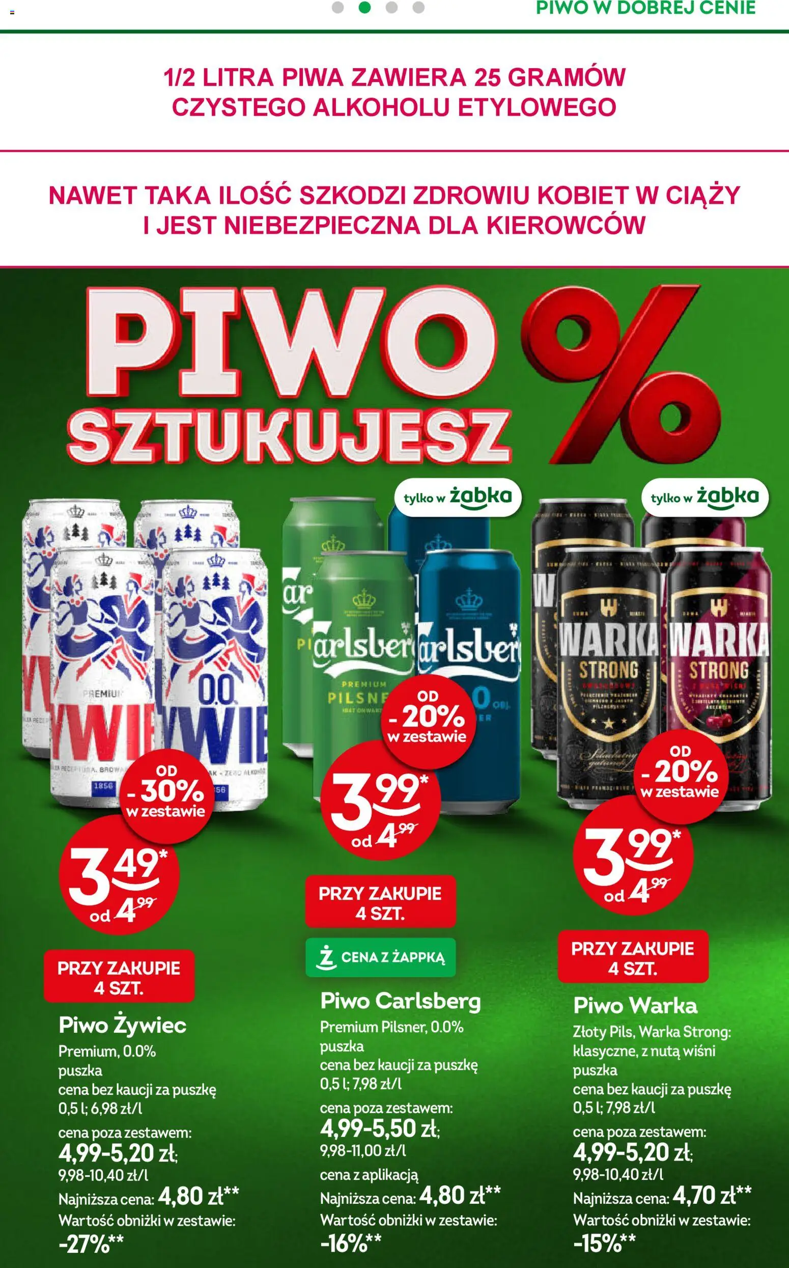 Żabka Black Friday od 19.11.2025 | Strona: 37 | Produkty: Warka, Piwo Warka, Piwo Carlsberg, Piwo