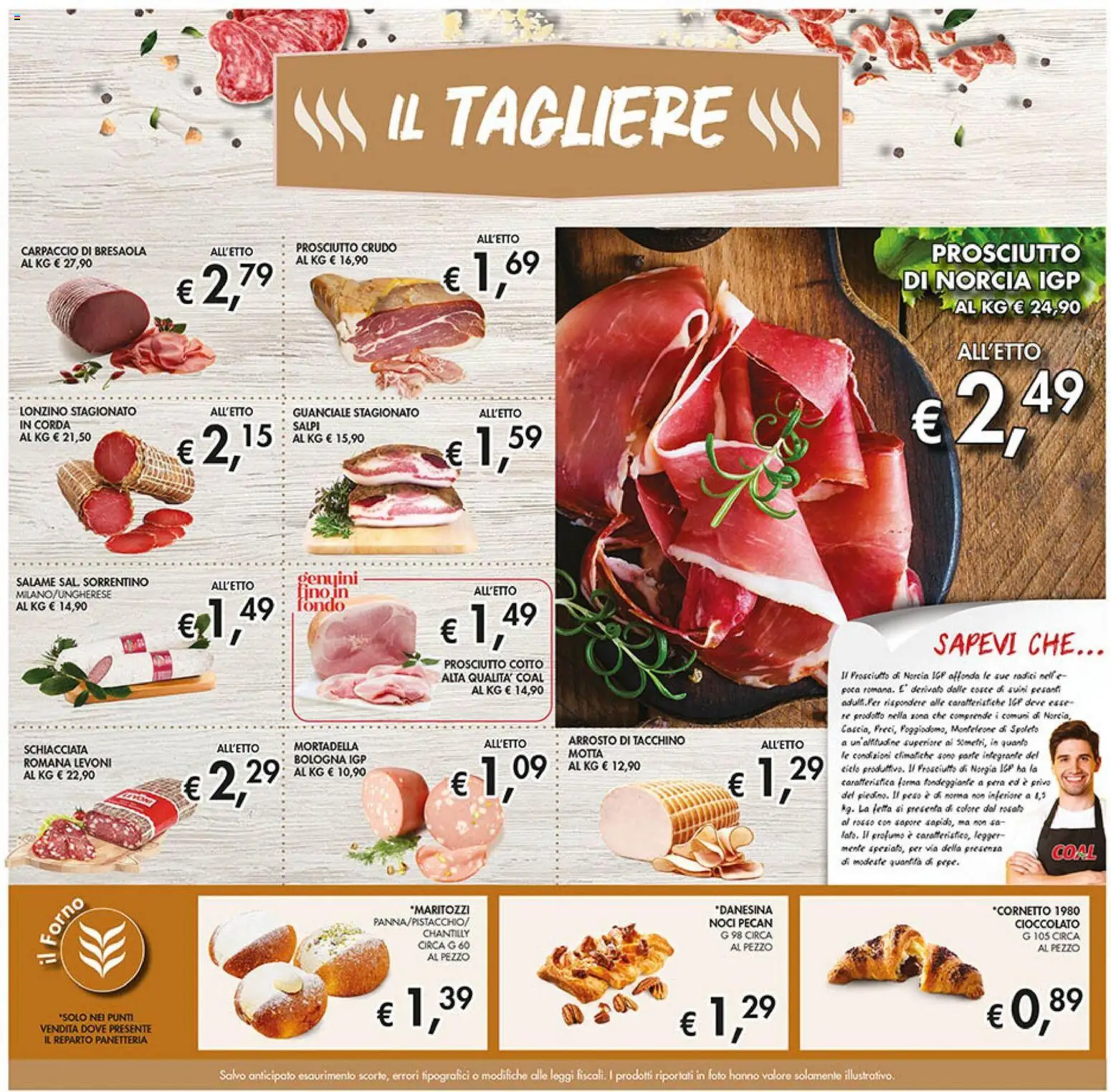 Volantino Coal del 09.01.2026 | Pagina: 15 | Prodotti: Arrosto, Prosciutto Cotto, Pera, Profumo