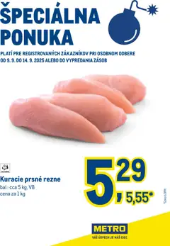 Metro leták platný od 09.09.2025