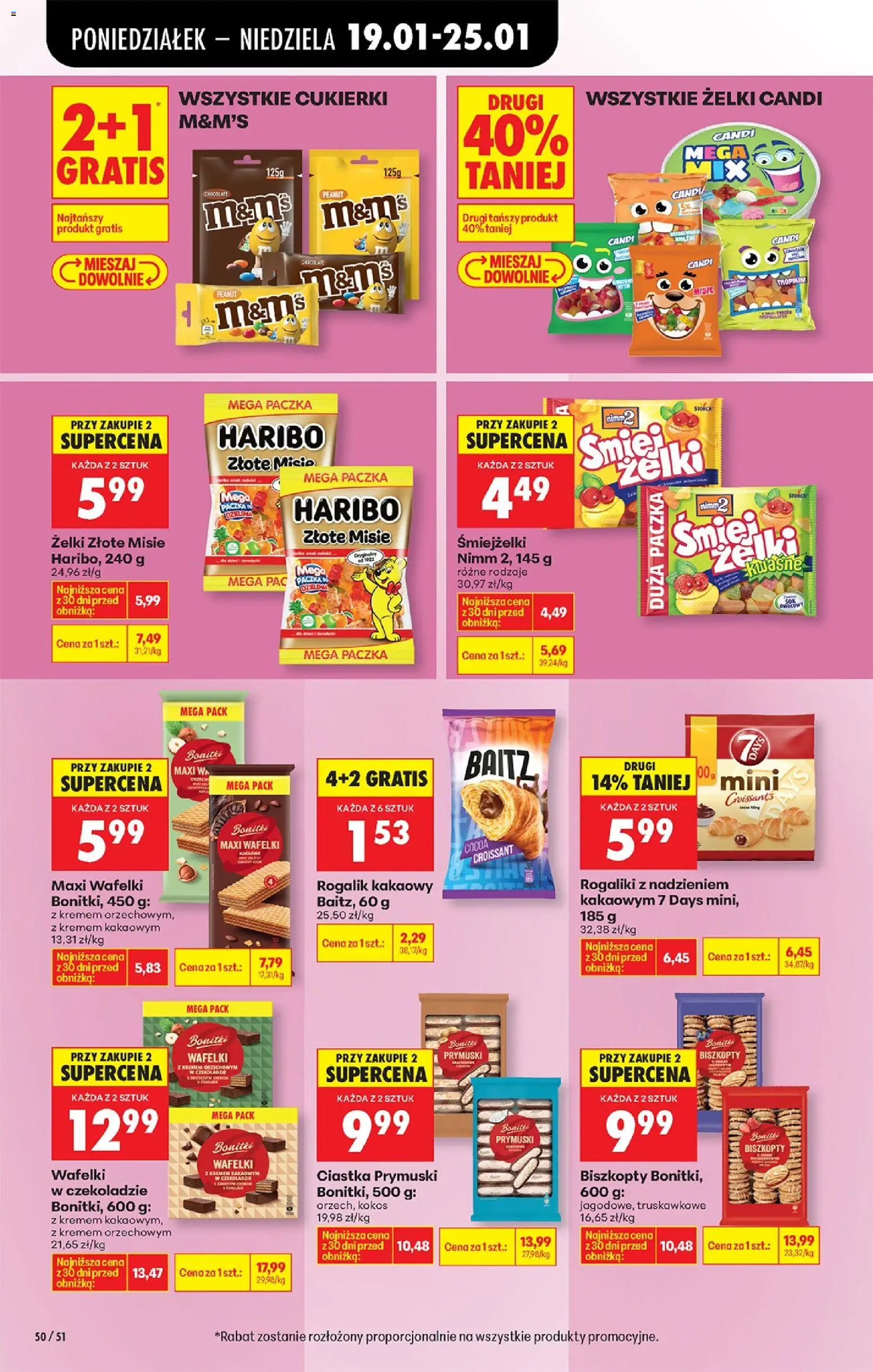 Biedronka gazetka od 19.01.2026 | Strona: 60 | Produkty: Wafelki, Żelki, Cukierki, Ciastka