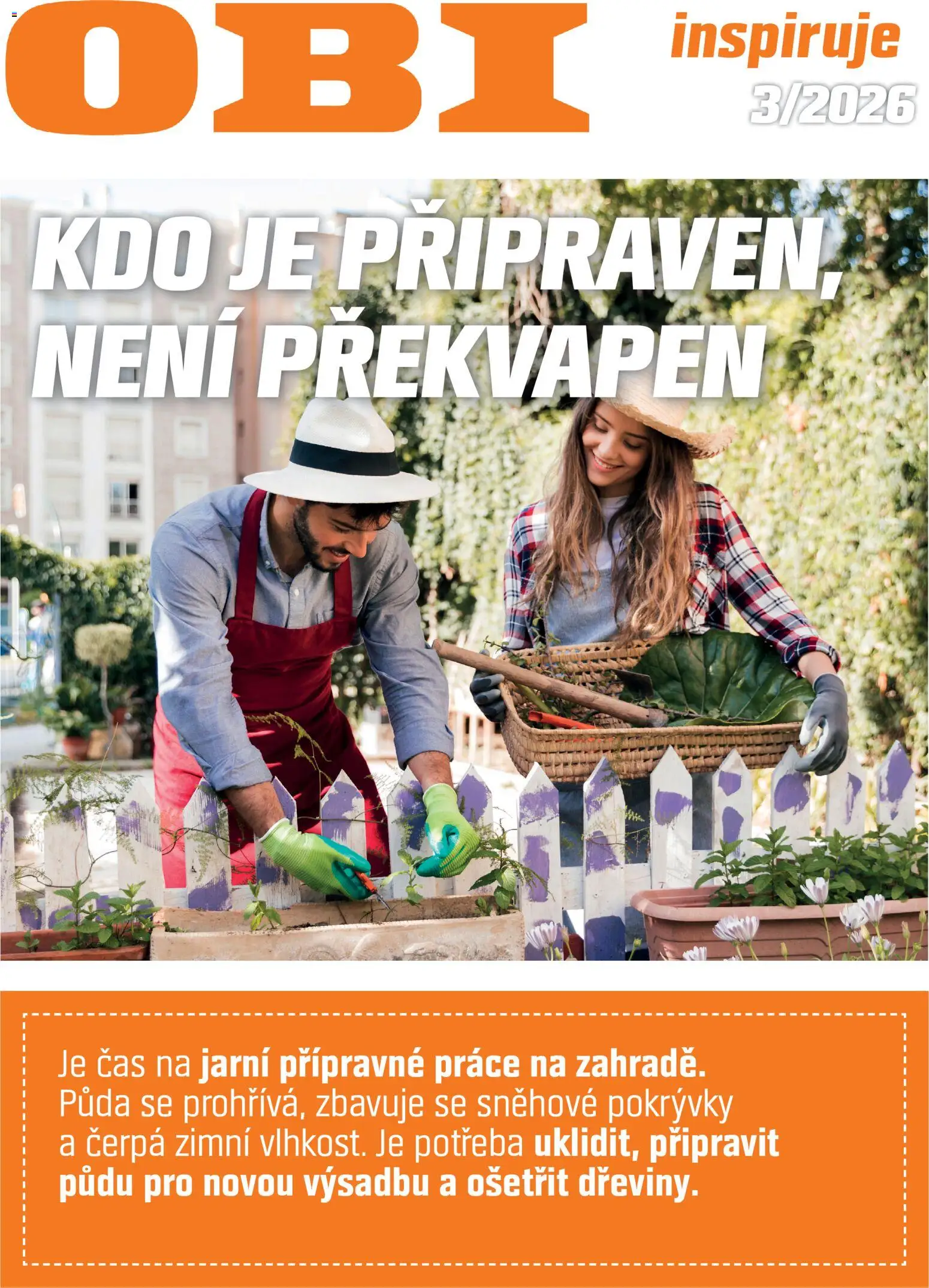 OBI leták - Jarní práce na zahradě od 01.03.2026 | Strana: 1