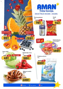 Aman katalog - pregled Aman kataloga - važi od 18.08.2025