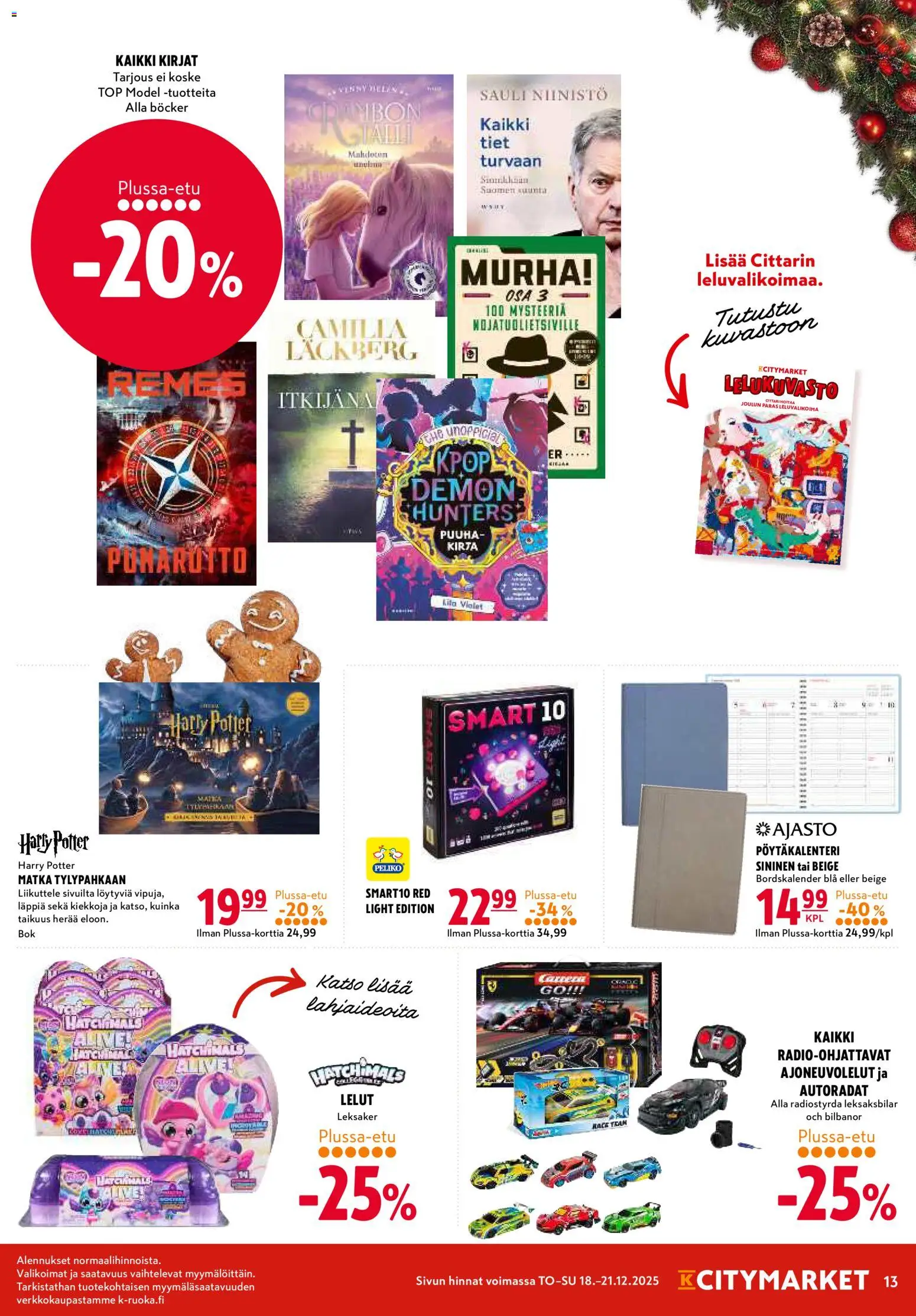 K-Citymarket tarjoukset – voimassa 18.12.2025 alkaen | Sivu: 13