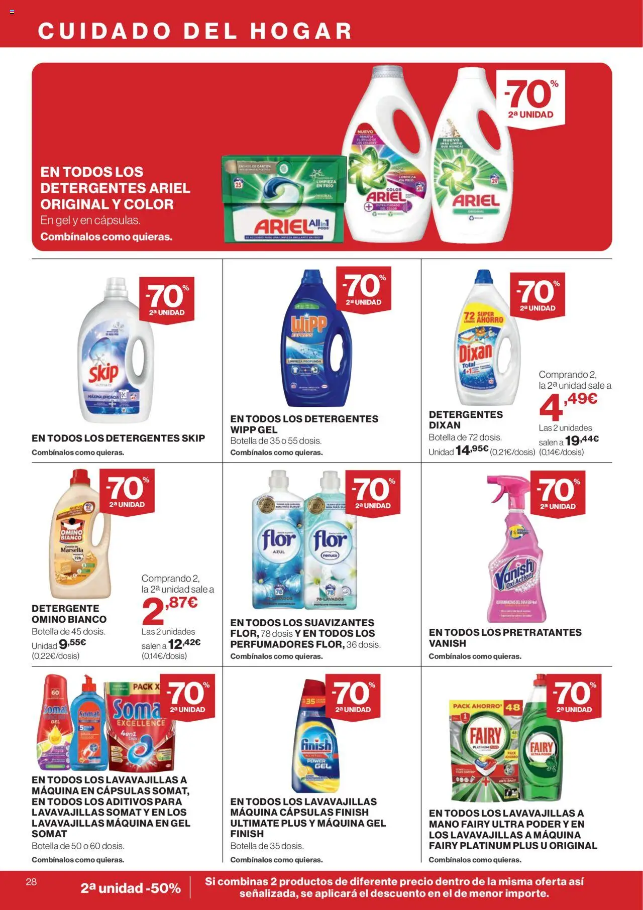 Supercor Canarias │ válido desde el 25.09.2025 | Página: 28 | Productos: Detergente, Lavavajillas