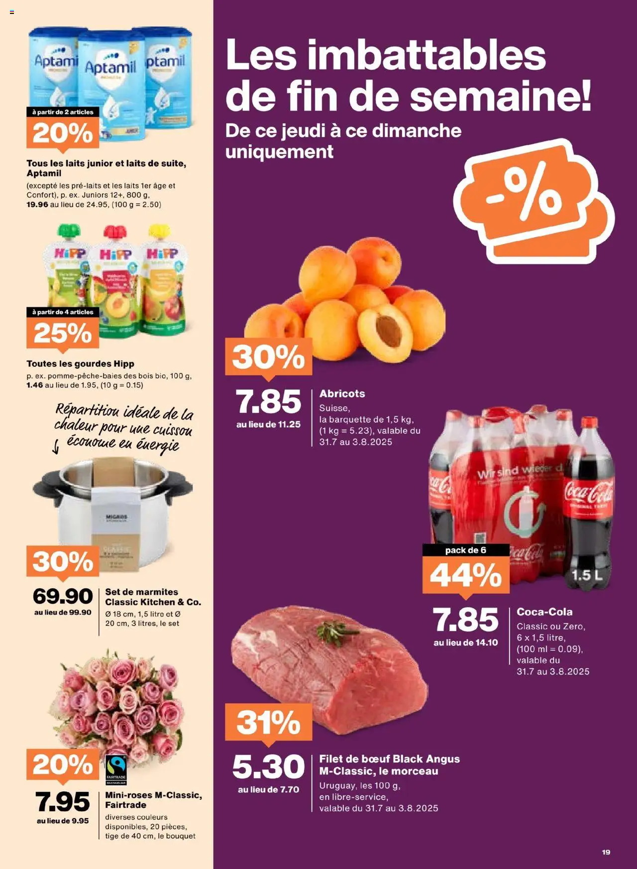 Migros Aktionen FR ab 29.07.2025 | Seite: 19 | Produkte: Coca Cola