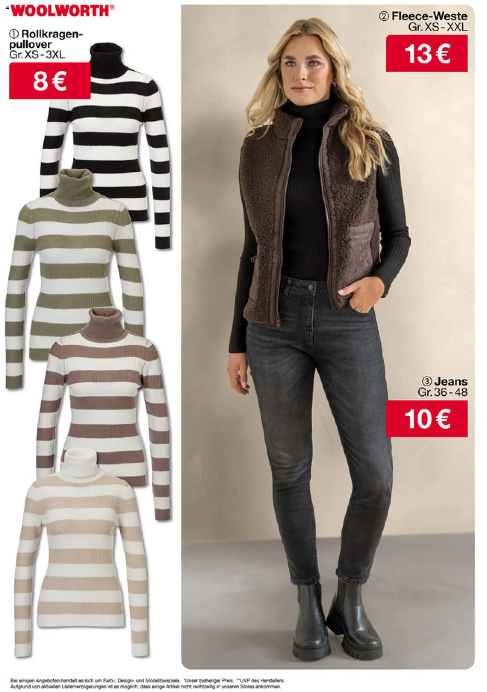 Woolworth Unser neuer Prospekt  – gültig ab 31.10.2025 | Seite: 10 | Produkte: Pullover, Jeans