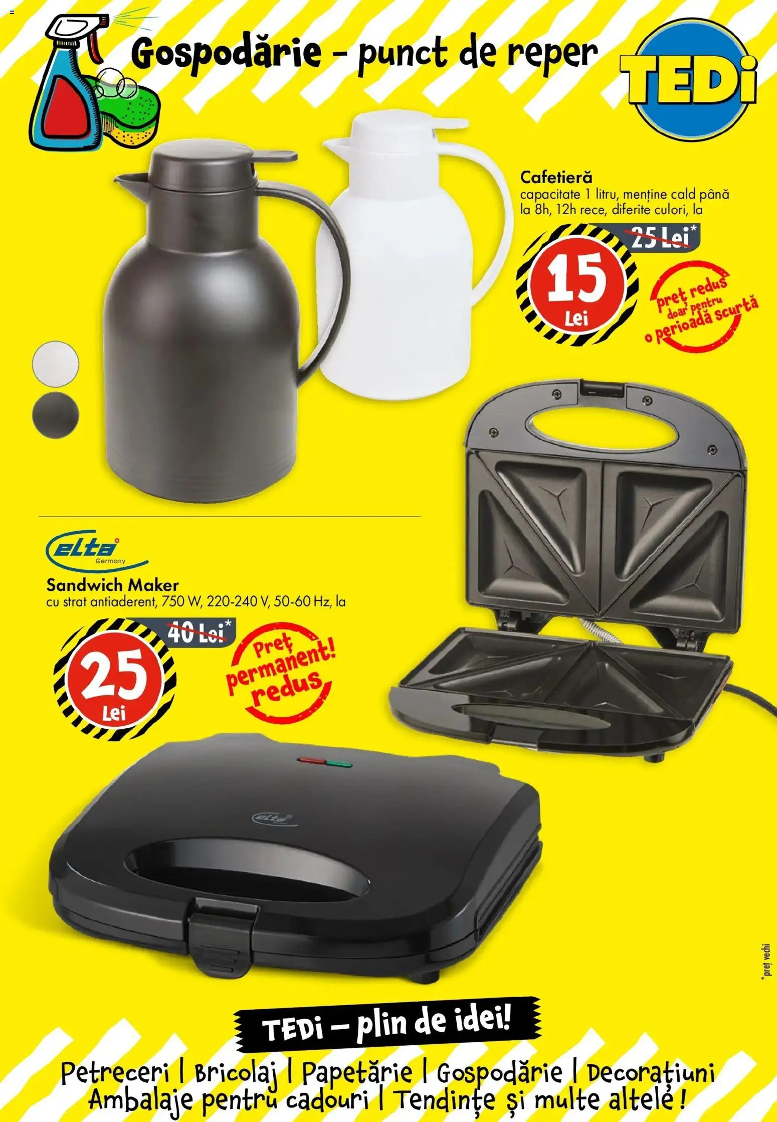 Noul catalog TEDi – valabil de la 29.01.2026 | Pagină: 10 | Produse: Cafetieră