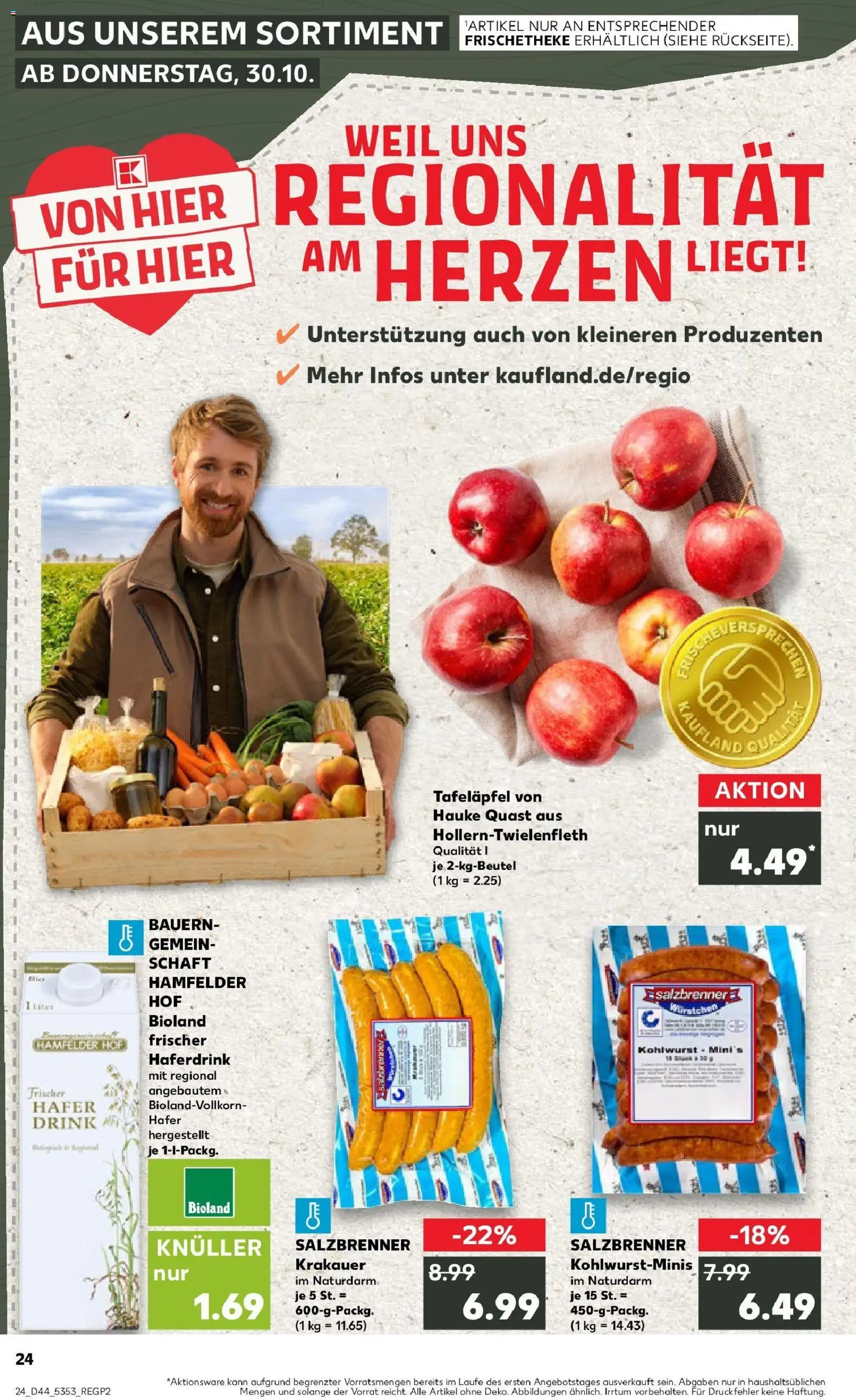 Kaufland prospekt Hamburg	 – gültig ab 30.10.2025 | Seite: 24 | Produkte: Haferdrink