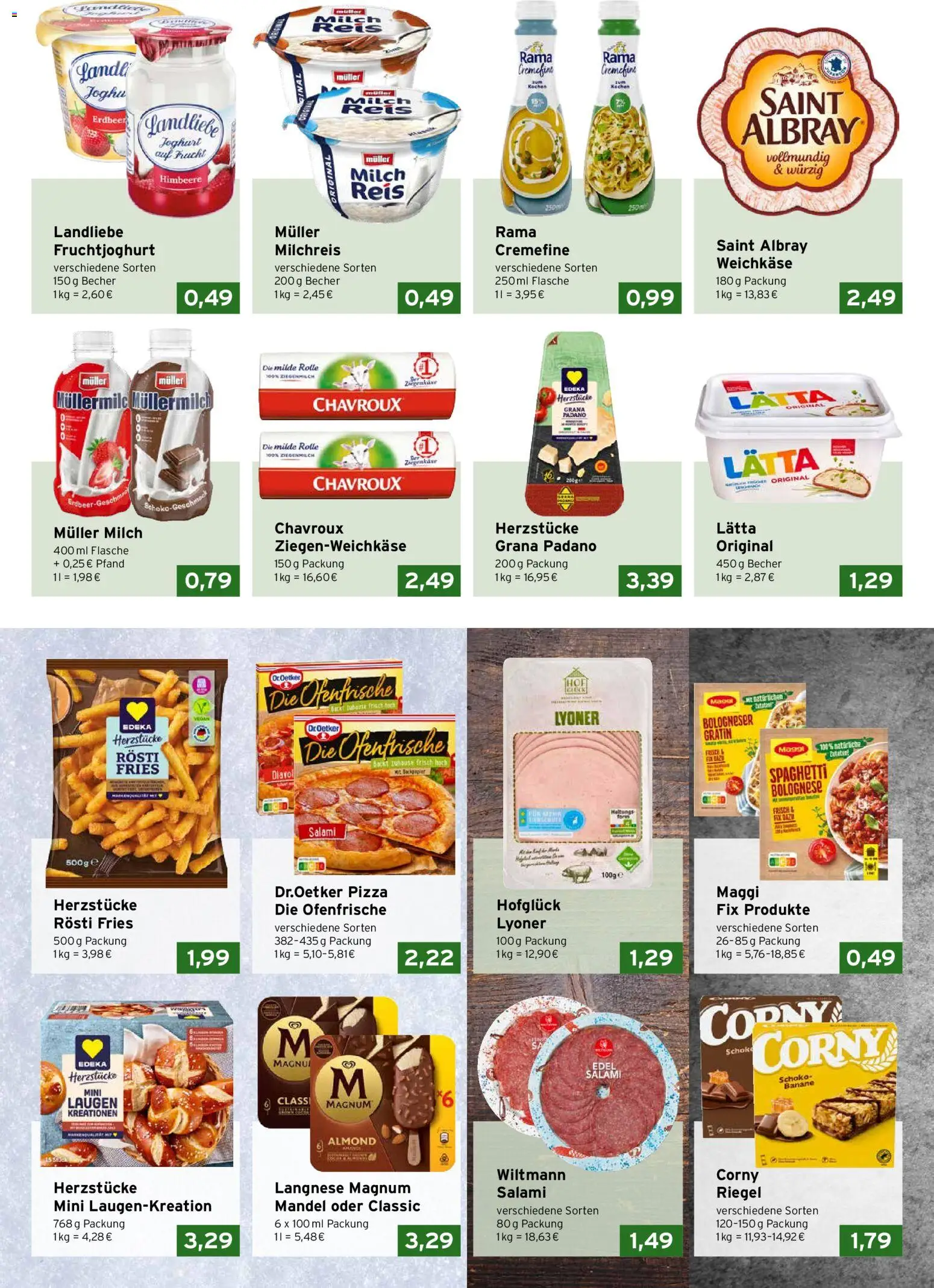 CAP Markt Prospekt – gültig ab 02.03.2026 | Seite: 2 | Produkte: Milch, Rama cremefine, Salami, Reis