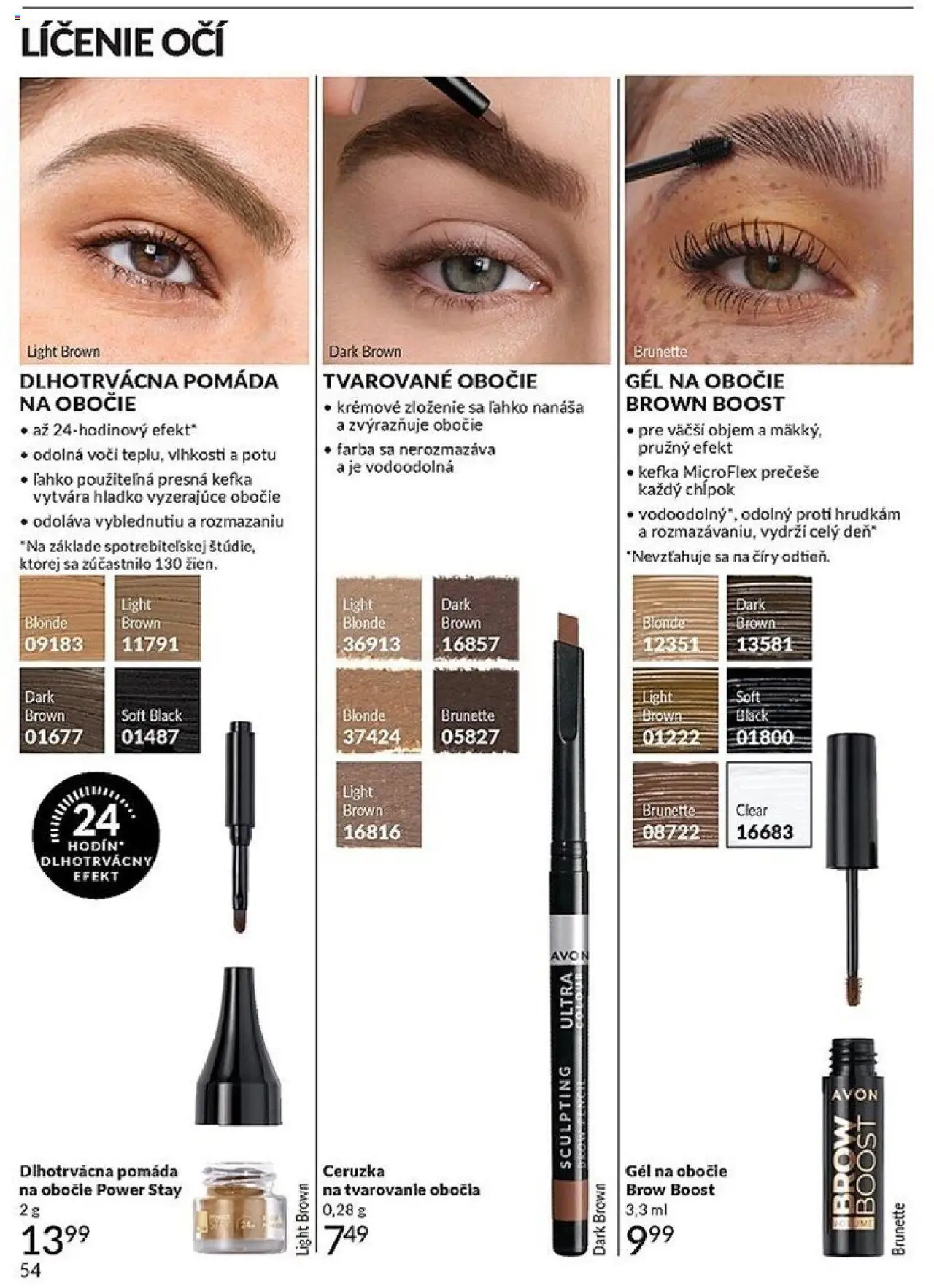 Nové Avon akcie – leták je platný od 01.10.2025 | Strana: 54 | Produkty: Ceruzka