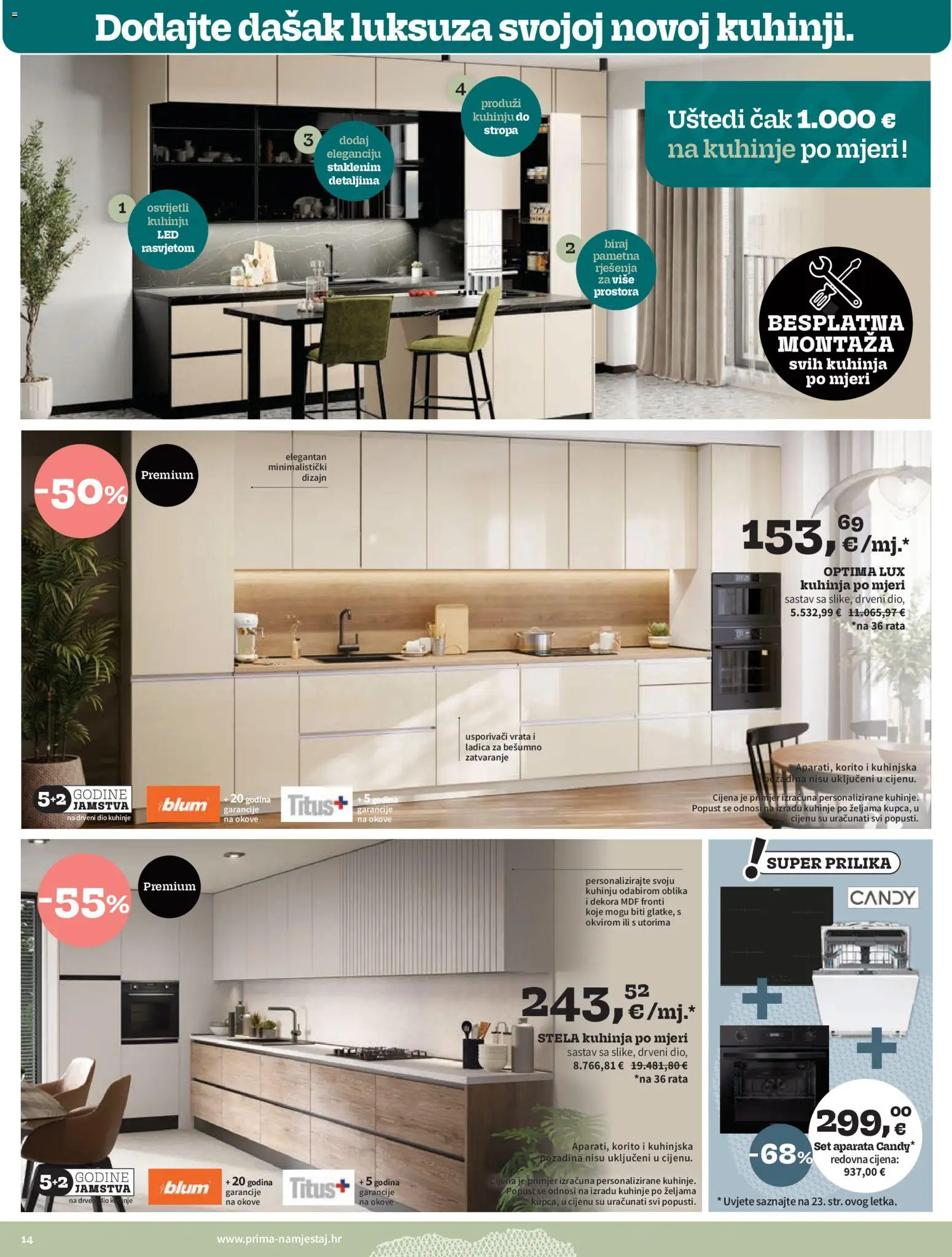 Prima katalog | vrijedi od 01.03.2026 | Stranica: 14 | Proizvodi: Vrata, Kuhinja
