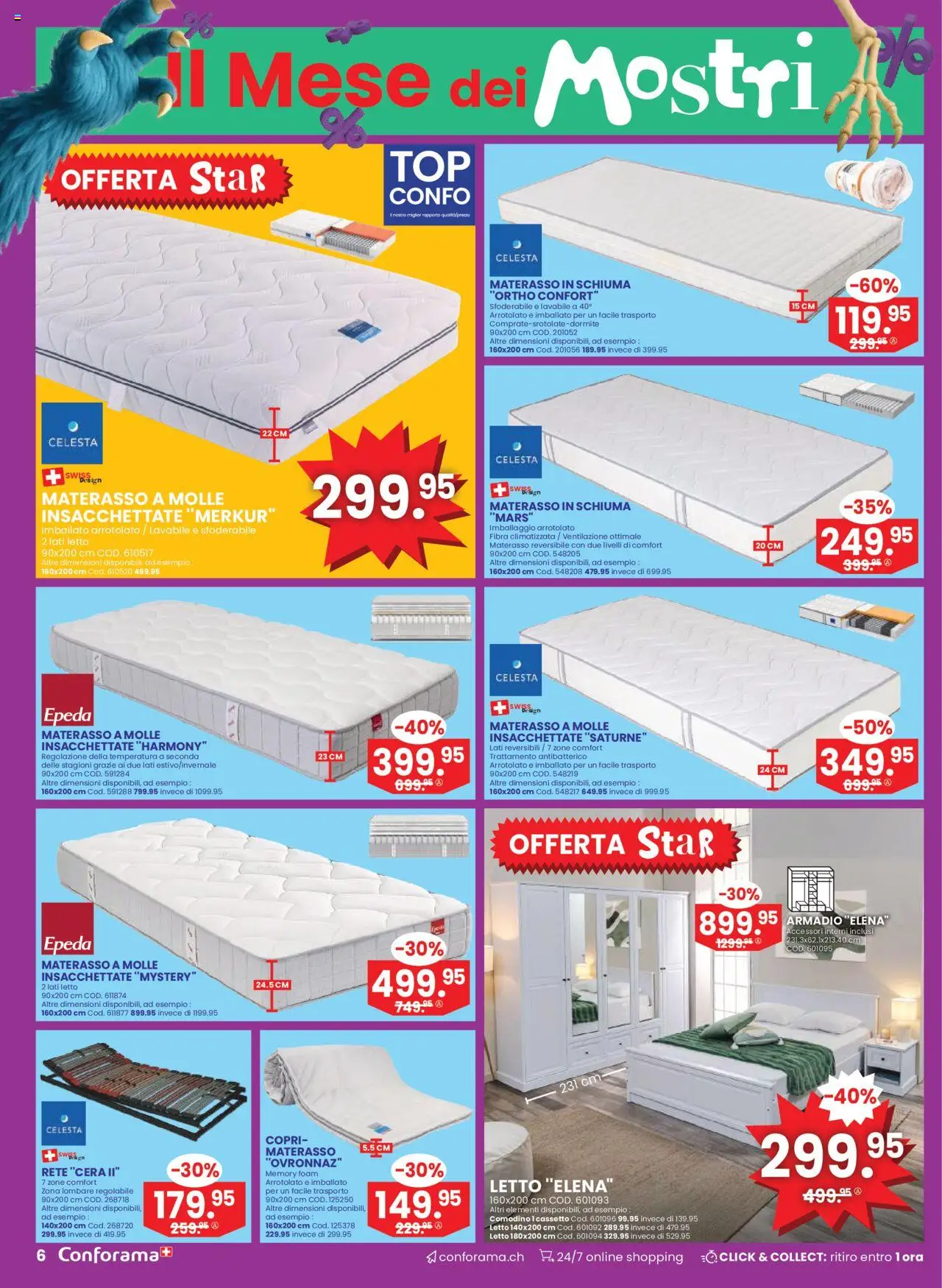 Conforama Aktionen IT – gültig ab 15.10.2025 | Seite: 6 | Produkte: Mars