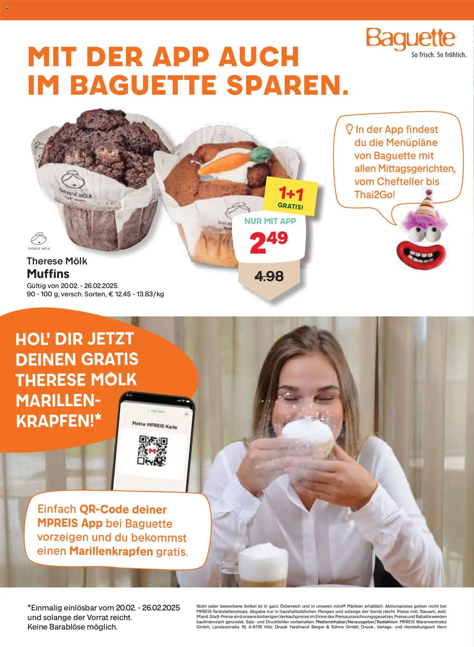 MPREIS Hohenems gültig ab 20.02.2026 | Seite: 10 | Produkte: Jääkaappipakastin