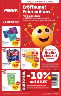 Vorschau von dem Prospekt - Penny Markt - Eröffnung in 1120 Wien gültig ab 31.07.2025