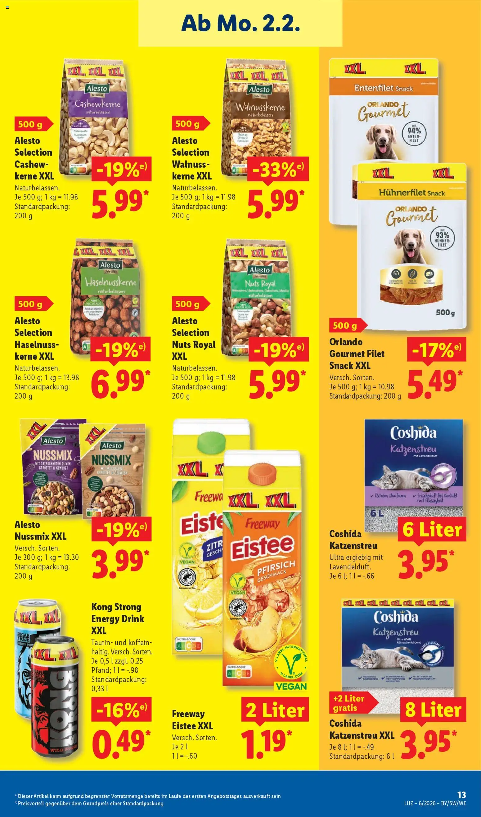 Lidl Prospekt Gundelsheim – gültig ab 02.02.2026 | Seite: 17 | Produkte: Energy, Pfirsich