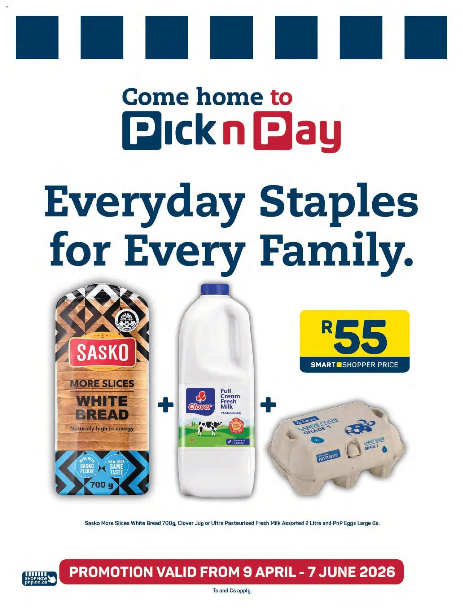 New Pick n Pay catalogue – valid from 27.04.2026 | Page: 6 | Products: Flour, Eggs, Bread, Cream