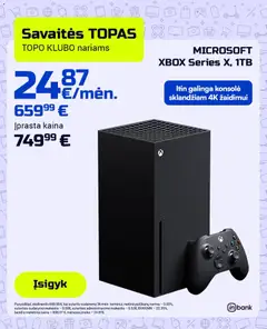 TOPOcentras leidinys galioja nuo 21.04.2026 | Puslapis: 4 | Prekių: Xbox